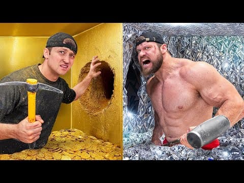 100 Layers of Gold vs 100 Layers of Diamonds