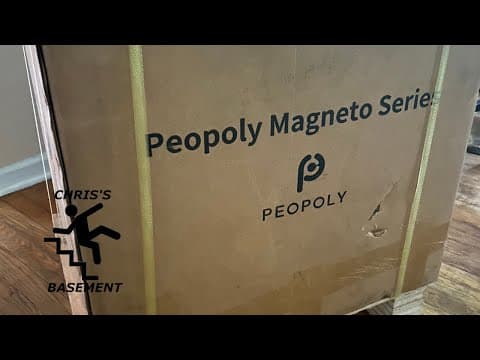 Peopoly Magneto X -  Live - Chris's Basement