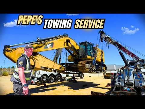 Our Heaviest Lift Ever - Lifting A 153,000lb Cat Excavator