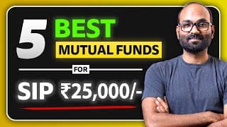 Best 5 Mutual Fund Portfolio For Sip ₹25000 | Complete Mutual Fund Portfolio Creation Guide | Yeg