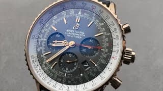 Breitling Navitimer Rattrapante Chronograph Rb0311e61f1p1 Breitling Watch Review
