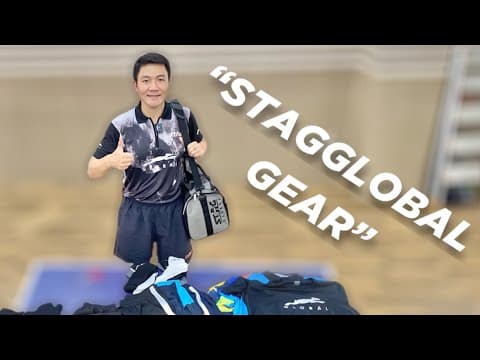 Stagglobal Table Tennis Apparel Unboxing | Clothing & Gear For Athletes