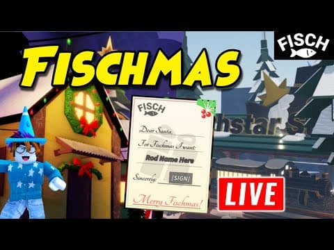 Fisch Fischmas Now Event Quest Live - North Star, Glacial Ridge, Santa Present Rod (roblox Fisch)