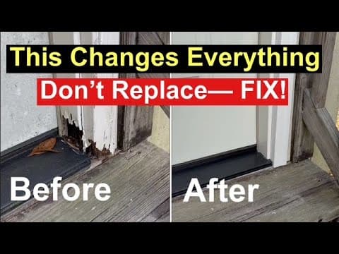 Diy Exterior Door Jamb Repair Using Pvc Trim (pro Results)