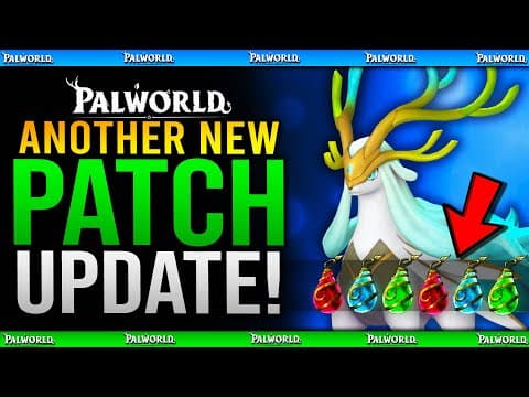 Another New Patch Update For Palworld - V0.7.1 Patch Notes