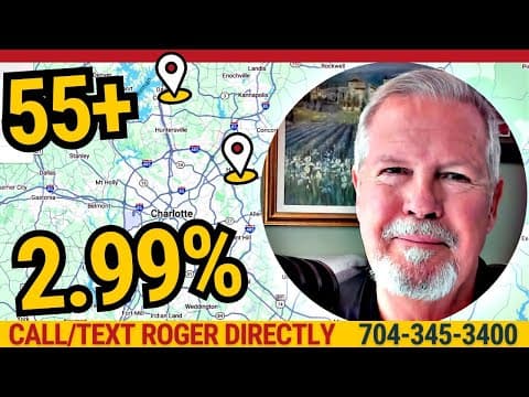 Luxury Ranch Home Near Charlotte  |  2.99% Rate!