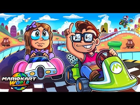 I Had To Humble My Daughter In Mario Kart To Teach Her A Lesson! - Mario Kart World Funny Moments
