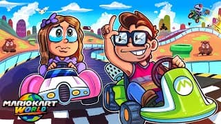 I Had To Humble My Daughter In Mario Kart To Teach Her A Lesson! - Mario Kart World Funny Moments
