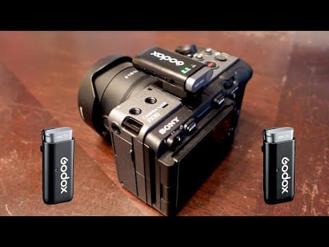 Godox Wireless Mic Wec S Kit 2 Review | No Cables needed For Sony Hot Shoe !
