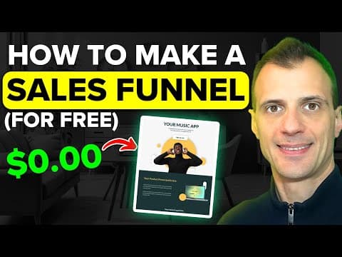 How To Make A Sales Funnel For Free (2025)
