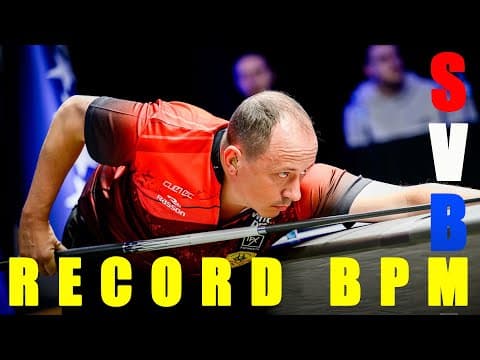 Shane Breaks His Heart = Record Bpm In 9 Ball Match