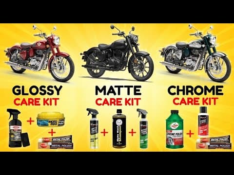 Bike Care Kits - All Paint Glossy, Matte & Chrome Care Polish