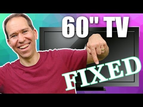 Can I Fix A Big Tv For Less Than A $1?