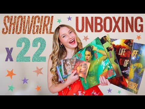 Unboxing Every Showgirl Vinyl & Cd Variant❤️‍🔥 Signed Cds, Deluxe Photos, Posters & Jewelry