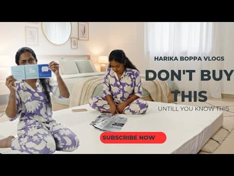 Don't Buy A Mattress Without Watching This❌❌ #realtime #harikaboppa