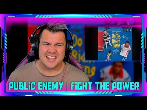 Reaction To Public Enemy - Fight The Power (from "do The Right Thing") | The Wolf Hunterz Jon