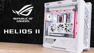 The Best Vertical Gpu Bracket? - Rog Helios Ii Time-lapse Build