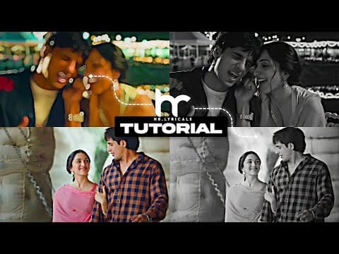 How To Edit Like Hr Lyricals || Hr Lyricals Video Editing Tutorial || Instagram Trending Transitions
