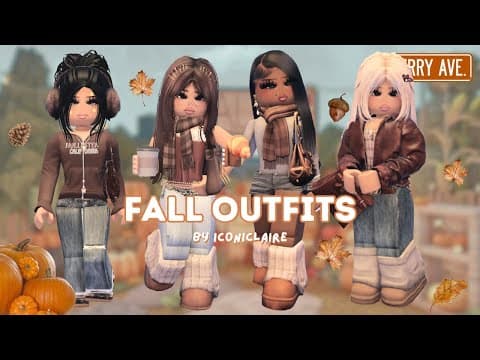 ʚ Fall/autumn Outfit Tutorial ɞ┊tutorial┊roleplay┊ Berry Avenue ┊ *voiced*