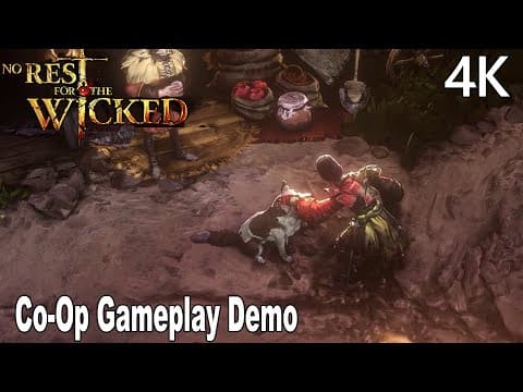 No Rest For The Wicked Co-op Gameplay Demo 4k