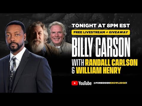 Quest For Ancient Civilizations Continues Tonight With William Henry And Billy Carson!