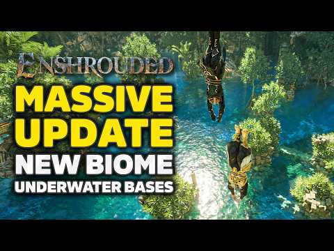Enshrouded Update - Wake Of The Water Update | New Biome, Underwater Bases & Dynamic Water