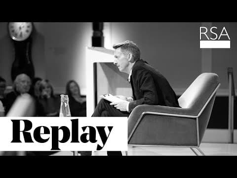 Ceo Lecture: Counting The Cost Of Bowling Alone I Andy Haldane I Rsa Replay