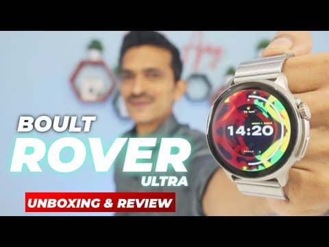 Boult Rover Ultra Unboxing & Review🔥 Amoled Display+ Bt Calling ⚡ Boult Rover Ultra