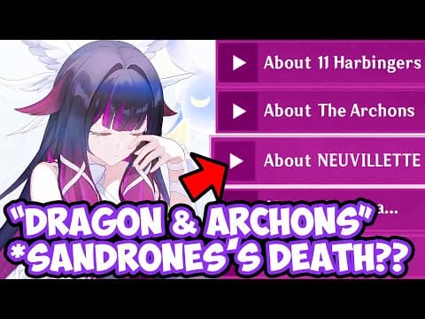 Columbina Talks About Harbingers, Archons & Tsaritsa Genshin Impact 6.3 Luna Iv Nod Krai Voicelines