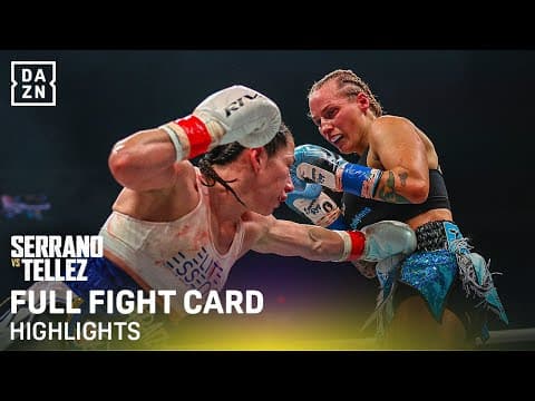Amanda Serrano Vs. Reina Tellez | Full Fight Card Highlights