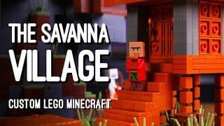 The Savanna Village | A New Lego Minecraft World