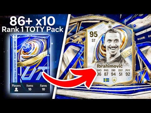 86+ X10 Toty Rank 1 Packs! 😲 Fc 26 Ultimate Team