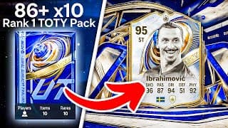 86+ X10 Toty Rank 1 Packs! 😲 Fc 26 Ultimate Team