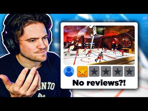 Playing Steam Games With No Reviews?! *hockey Edition*