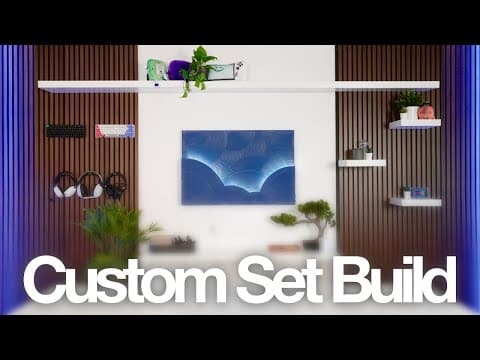 Building My Dream Youtube Studio With A New Set Design!