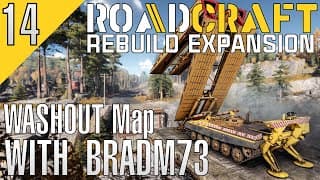 Roadcraft Rebuild Dlc: Washout Map - Ep14: The Lost Crane, Road To Nowhere & Pipe Power!!