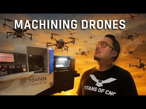 Machining Critical Drone Parts For Production