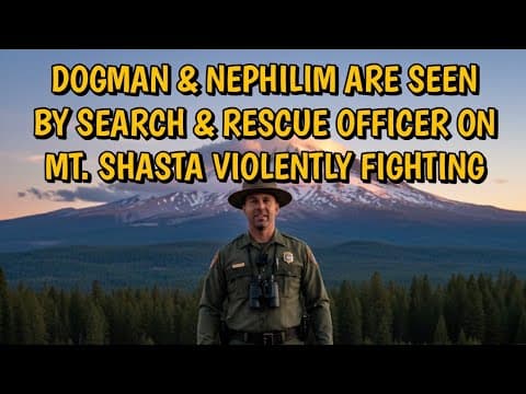 Dogman & Nephilim Seen On Mt Shasta By Search & Rescue Officer Violently Fighting