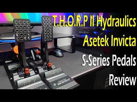 Asetek Invicta S-series T.h.o.r.p Ii Hydraulic Pedals Review