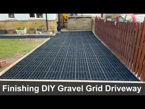 Diy Gravel Driveway: Installing Grids & Adding Gravel (final Steps)