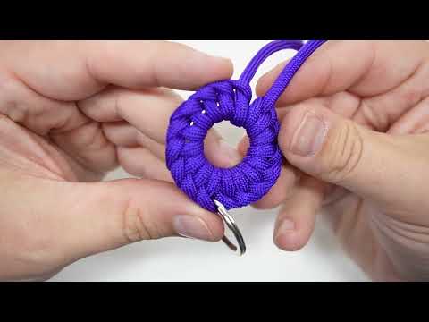 Make A Pendant Key Ring Diy  - Boredparacord.com