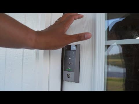 This Smart Door Lock Scans Your Palm And It's So Good - Tcl D2 Pro