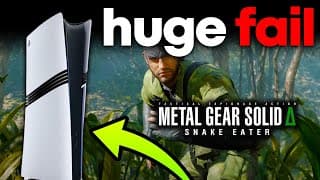 Ps5 Pro Is Worse Than Regular Ps5! Metal Gear Solid Sneak Eater!