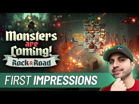 Favorite Steam Next Fest Game!! Monsters Are Coming! Rock & Road Gameplay Review...