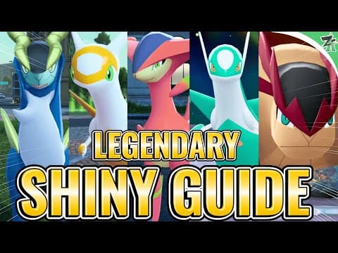 Best Method To Shiny Hunt All 5 Legendary Pokemon In Legends Z-a Mega Dimension