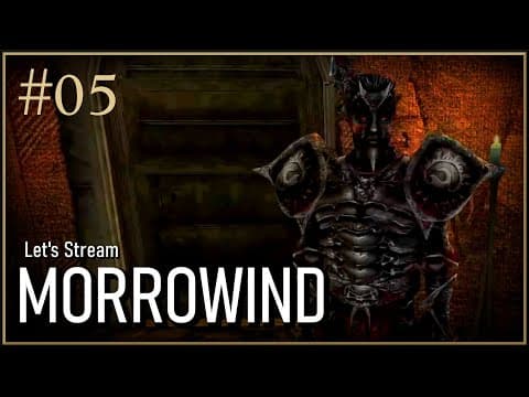 Let's Stream Morrowind Again - 05 - False Incarnate, Unpersuasive, The Magic Rock Of Maar Gan