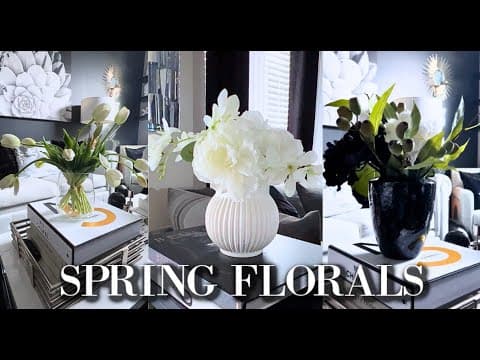 New Spring Florals|how To Decorate For Spring On A Budget