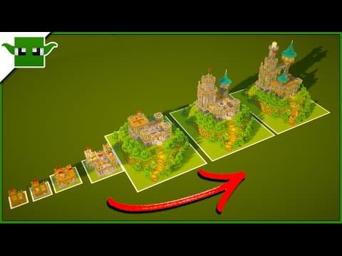 6-7  Upgrades To A Small Castle In Minecraft