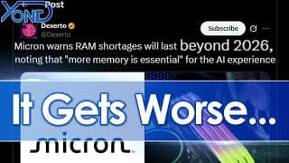 Dram Shortage & Gaming Inflation Tmro Last Beyond 2026 Thanks To Ai Greed...