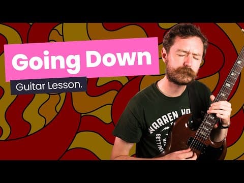 How To Play Going Down - Freddie King Guitar Lesson